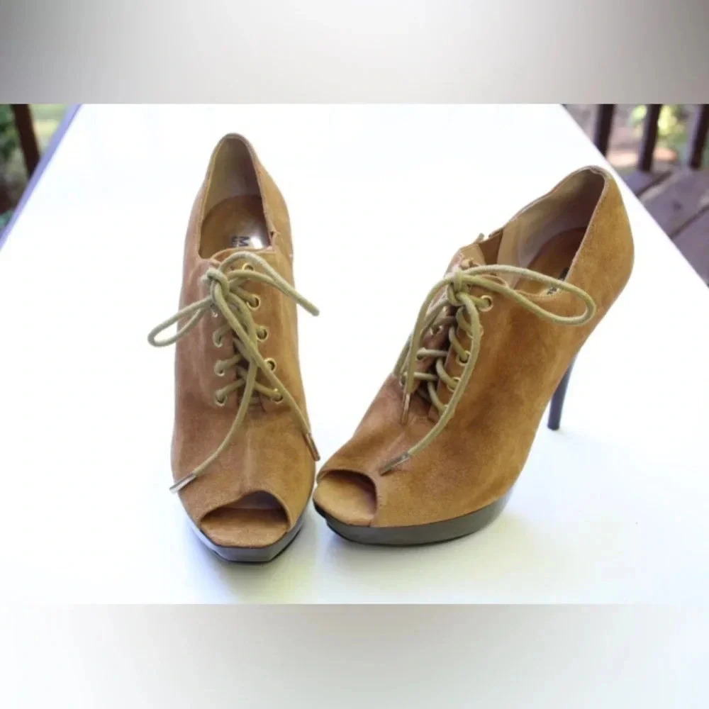 Michael Kors peep toe booties - Picture 11 of 15